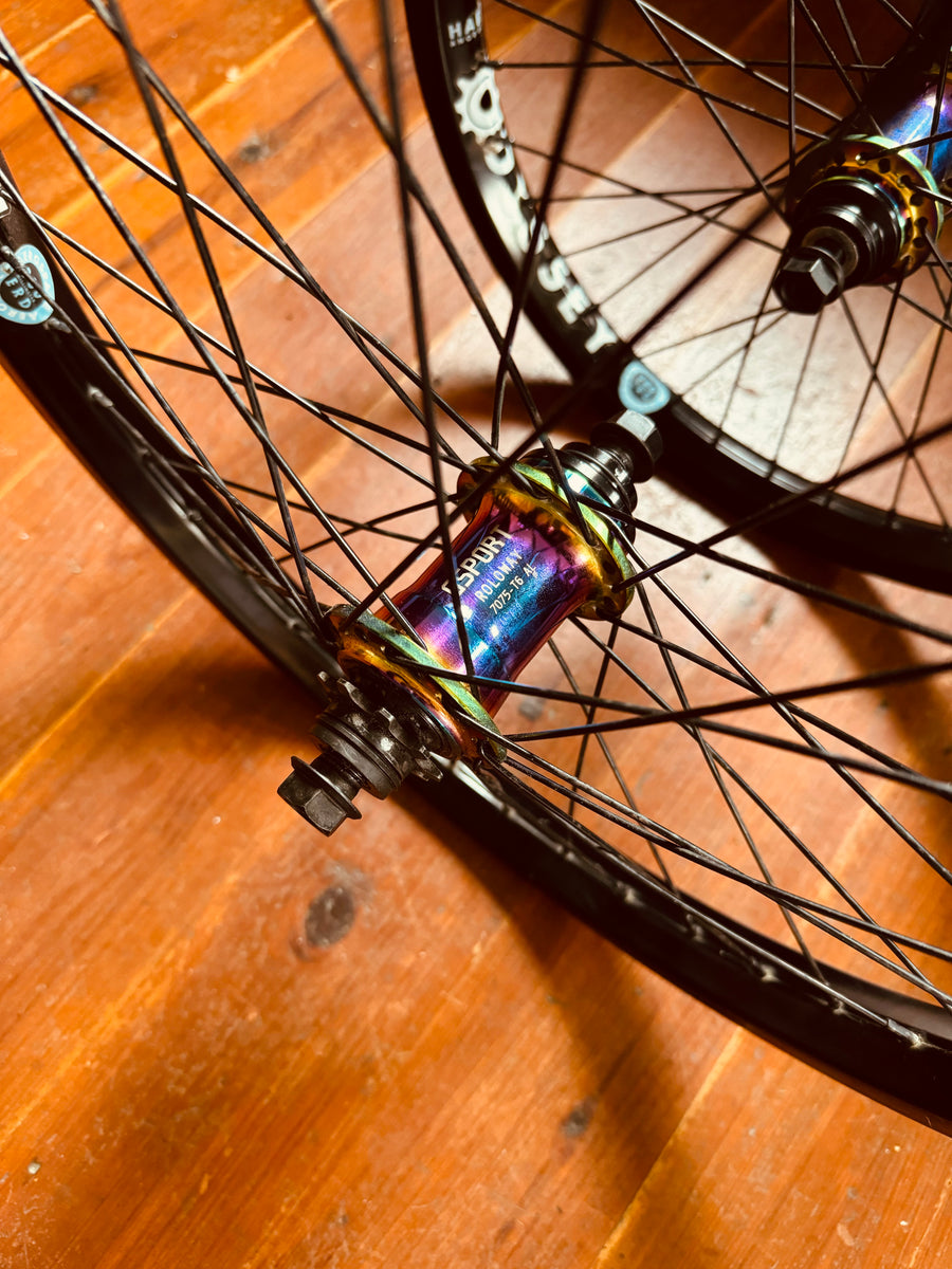 Oil slick bmx spokes shop