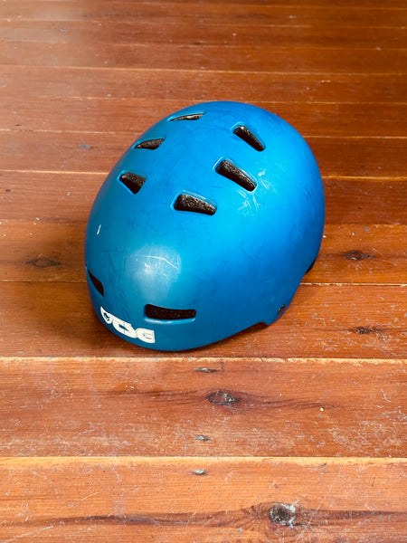 TSG Helmet Blue Size S/M RRP £45