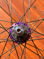 Profile Mini Purple BMX Wheelset 9T RHD Cassette Titanium Bolts RRP £600