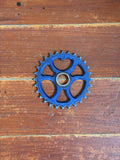 Profile Galaxy Spline Drive Blue Sprocket 22mm 28T RRP £75