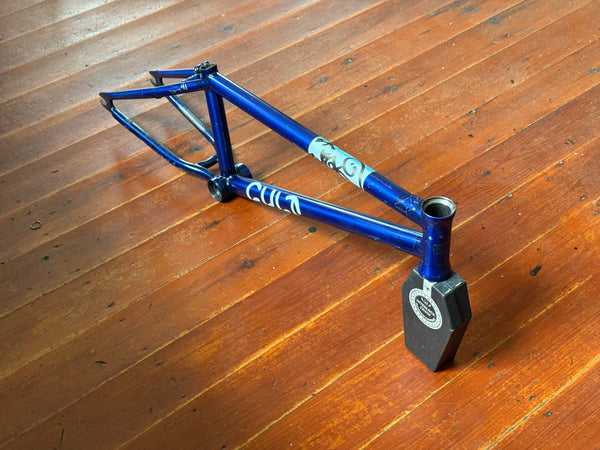 Cult Control 20.75” BMX Frame Translucent Blue