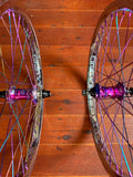 Profile Mini Limited Edition Galaxy Rust BMX Wheelset 9T LHD Cassette Titanium Driver RRP £750