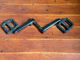 Fiend 170mm 22mm RHD or LHD Cranks with Eclat Pedals RRP £190