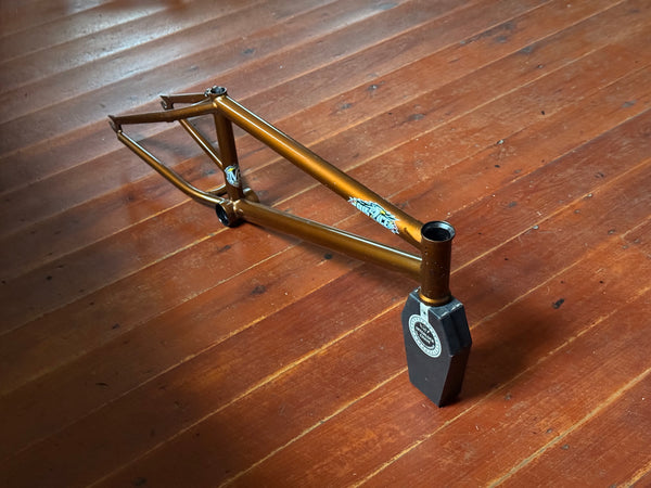 Tom Justice Signature 20.5” BMX Frame Gold RRP £320