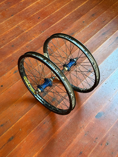 Profile Mini Blue BMX Wheelset 9T RHD Cassette RRP £550