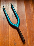 Total Hangover BMX Forks 28mm Offset Teal RRP £150