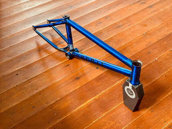 Federal Lacey DLX 20.75 BMX Frame Trans Blue RRP 350