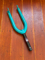 Odyssey 41 Thermal Classic BMX Forks 32mm Offset Fluro Teal RRP £130