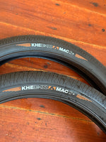 KHE BMX Tyres MAC 2+ Black Pair MINT RRP £70