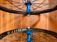 Profile Elite BMX Wheelset 9T LHD Cassette Blue Titanium Bolts MINT RRP £820