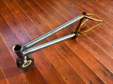 S&M BTM 21” BMX Frame Translucent Blue/Gold RRP £560