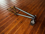 S&M BTM 21” BMX Frame Translucent Blue/Gold RRP £560