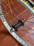Profile Mini Matte Black BMX Wheelset 9T RHD Cassette Titanium Driver & Titanium Spokes