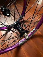 Profile Mini Purple BMX Wheelset 9T RHD Cassette RRP £530