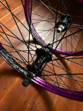 Profile Mini Purple BMX Wheelset 9T RHD Cassette RRP £530