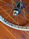 Profile Mini Matte Black BMX Wheelset 9T RHD Cassette Titanium Driver & Titanium Spokes