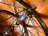 G Sport x Odyssey BMX Wheelset 9T RHD/LHD Switchdrive Cassette Oil Slick Jet Fuel RRP £550