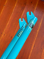 Odyssey 41 Thermal Classic BMX Forks 32mm Offset Fluro Teal RRP £130