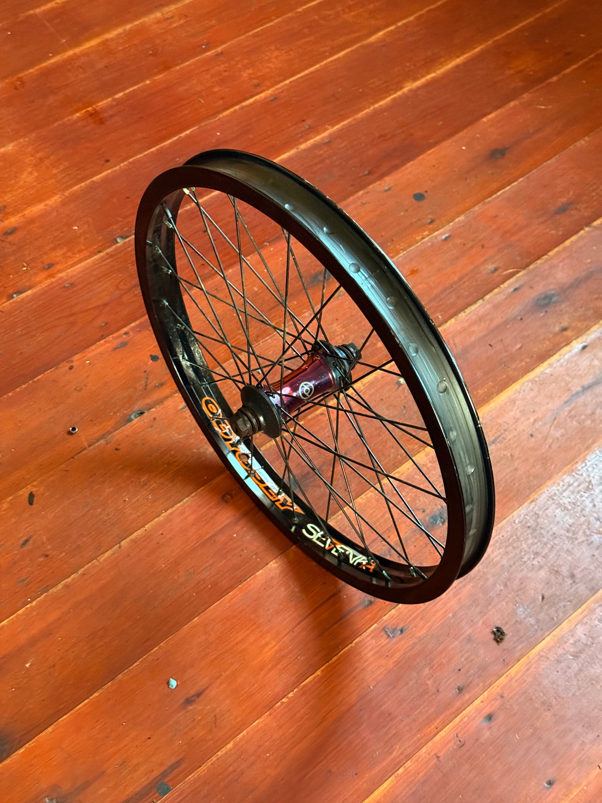 Oil slick bmx wheels on sale