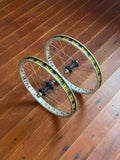 Profile Mini Matte Black BMX Wheelset 9T RHD Cassette Titanium Driver & Titanium Spokes