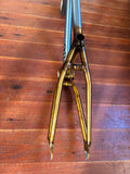 S&M BTM 21” BMX Frame Translucent Blue/Gold RRP £560