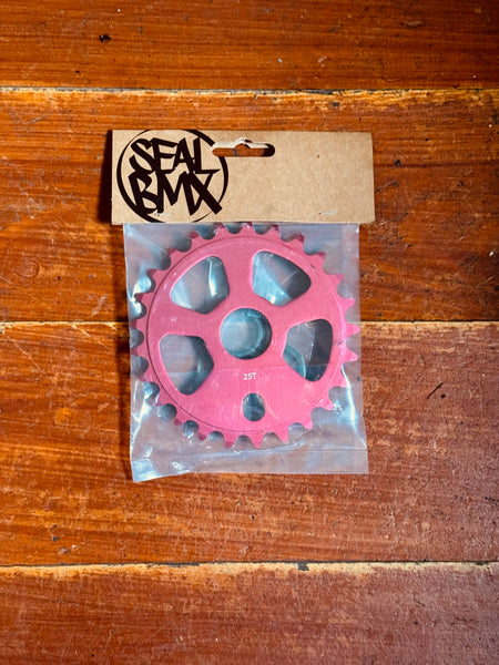 Seal Sprocket Anodised Red 25T Brand New RRP £20